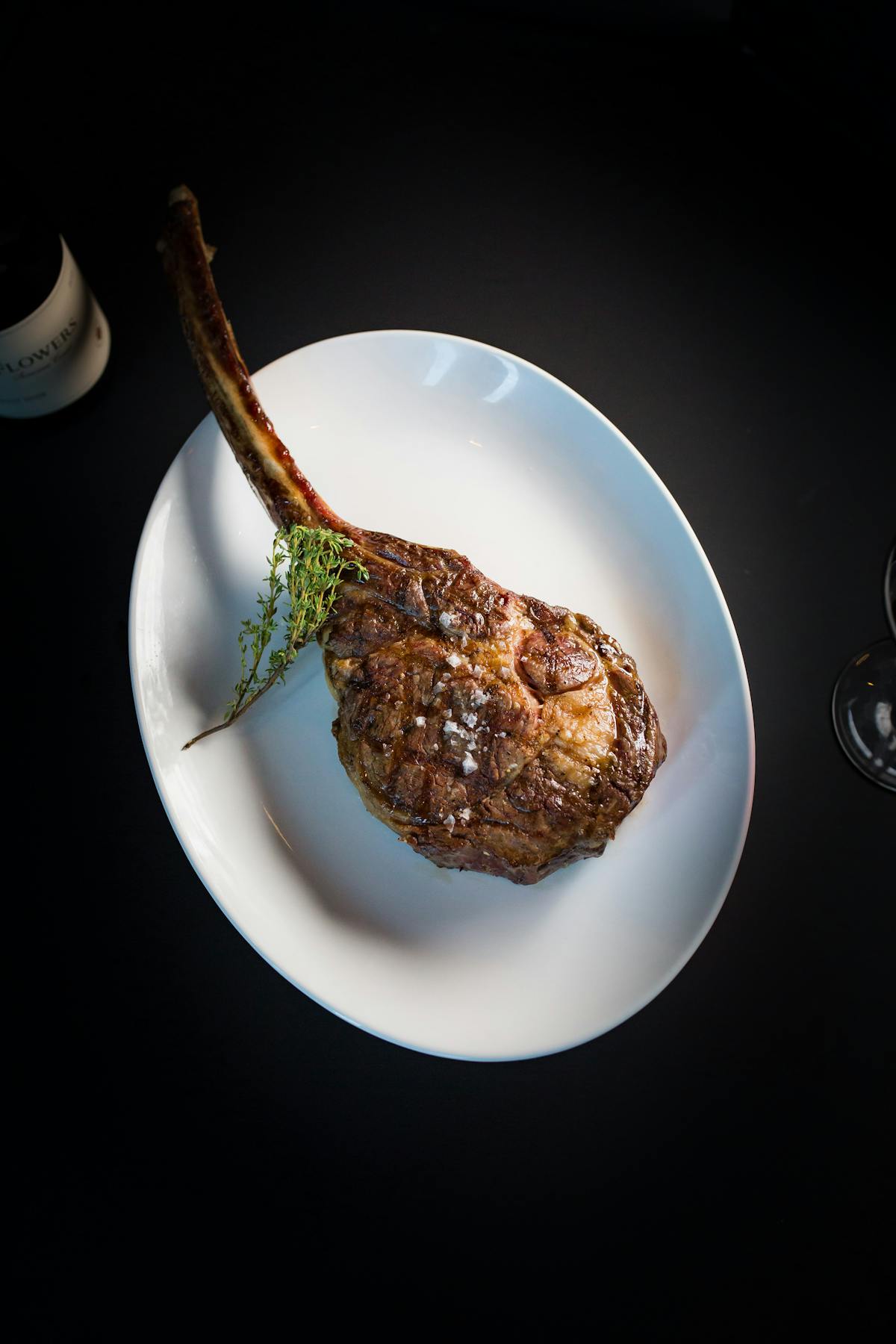 a close up of food on a plate